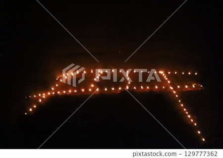 Late Summer in Kyoto: Gozan no Okuribi (Fires on Mountains) / Torii Gate Style 129777362