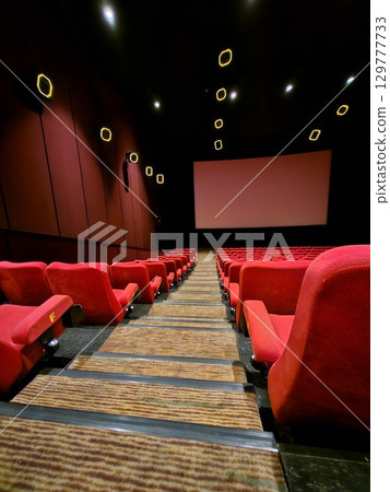 This is cinema interior in Jakarta 129777733