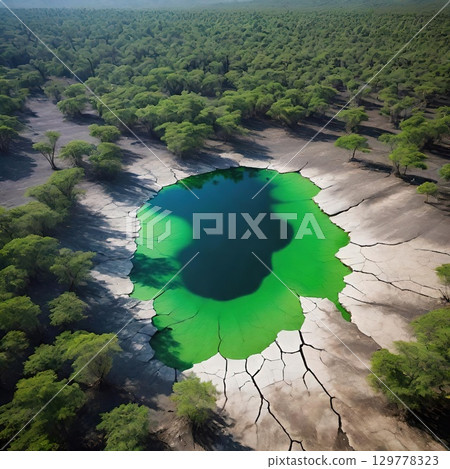 Climate Crisis Concept. Drought and the importance of water. Climate Crisis Concept. Drought and the importance of water. 129778323