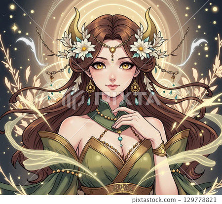 代表金牛座12星座的女孩 129778821