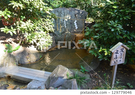 Kinryu Spring Water Fortune Telling (Ikuta Shrine, Chuo Ward, Kobe City, Hyogo Prefecture) 129779046