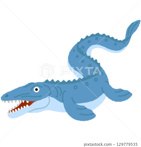 Mosasaurus illustration 129779535