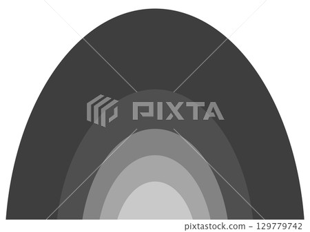 單色唱片式圓曲線背景 單色唱片式圓曲線背景 129779742