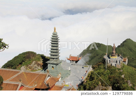 Pagoda and temples and festivals in vietnam Pagoda and temples and festivals in vietnam 129779886