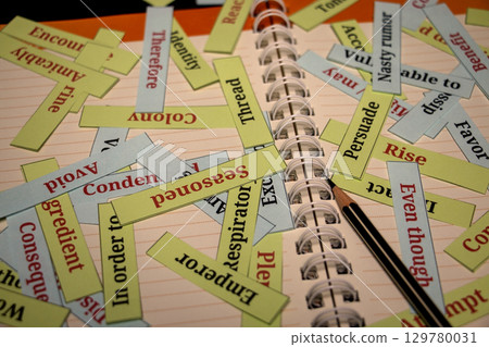 colorful English vocabulary flash cards colorful English vocabulary flash cards 129780031