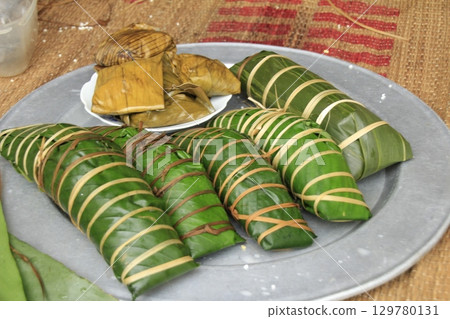 Traditional Banh Chung in Vietnam 129780131