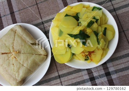 Traditional Banh Chung in Vietnam Traditional Banh Chung in Vietnam 129780162