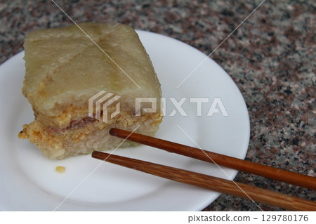 Traditional Banh Chung in Vietnam Traditional Banh Chung in Vietnam 129780176
