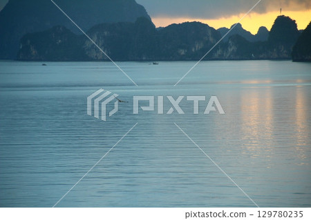 sea and mountains in vietnam 129780235