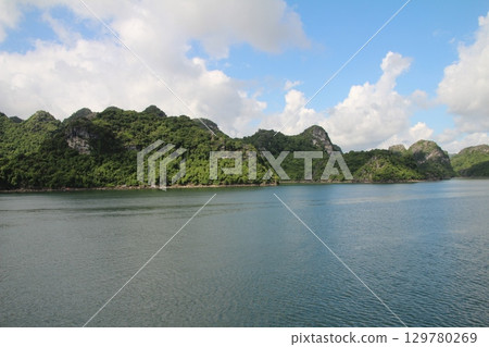 sea and mountains in vietnam sea and mountains in vietnam 129780269