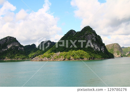sea and mountains in vietnam sea and mountains in vietnam 129780276