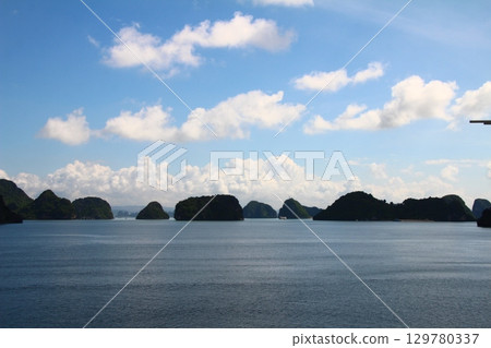 sea and mountains in vietnam sea and mountains in vietnam 129780337