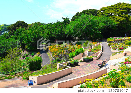 紐約燈具博物館和花園景觀 129781047