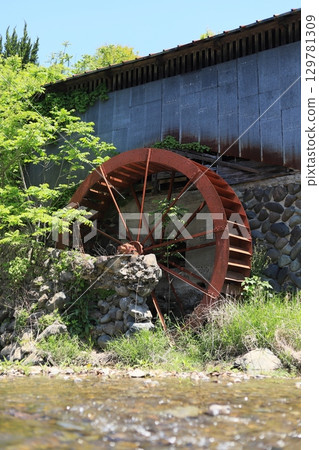 Waterwheel in Shimonita Town Waterwheel in Shimonita Town 129781309