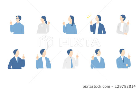 一群受到啟發和指點的商人 一群受到啟發和指點的商人 129782814