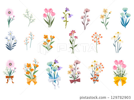 Stylish flower material Stylish flower material 129782903