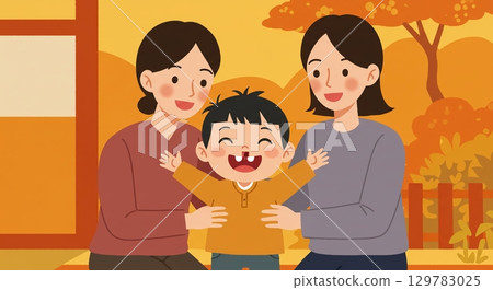 最美的笑容！一個孩子為新牙而欣喜 129783025