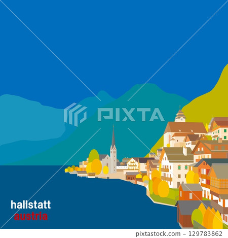 Hallstatt Salzkammergut Austria Hallstatt Salzkammergut Austria 129783862