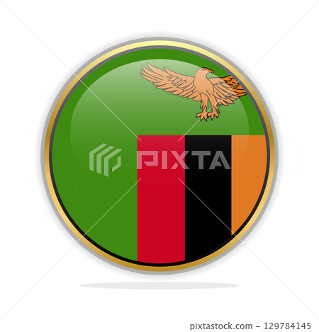 Button Flag Design Template Zambia Button Flag Design Template Zambia 129784145
