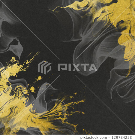 日式背景素材：用畫筆繪製的藝術素材 129784238