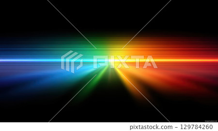 Gradient light beams create vibrant backdrop for pride month celebration with bright colors shining across dark background Gradient light beams create vibrant backdrop for pride month celebration with bright colors shining across dark background 129784260