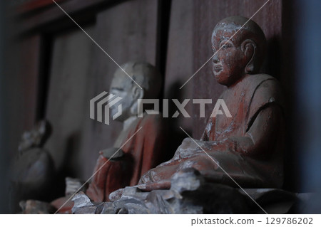 長野縣中野市常樂寺的五百羅漢 129786202