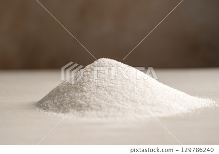 Heap of sweetener. Sugar alternative, food and nutrition Heap of sweetener. Sugar alternative, food and nutrition 129786240