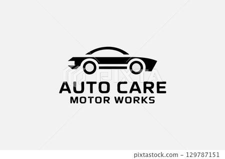 Automotive service emblem, vector logo for car workshop or garage business Automotive service emblem, vector logo for car workshop or garage business 129787151