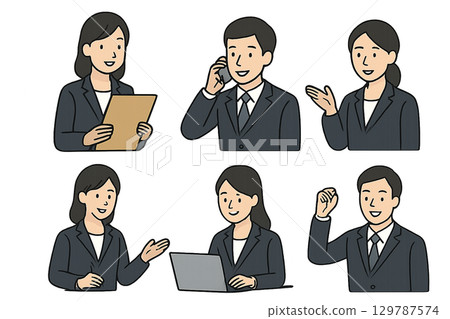 6 幅商業場景插圖 129787574