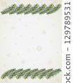 Fir tree, Christmas, snowflakes, 3 129789531