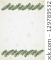 Fir tree, Christmas, snowflakes, 4 129789532
