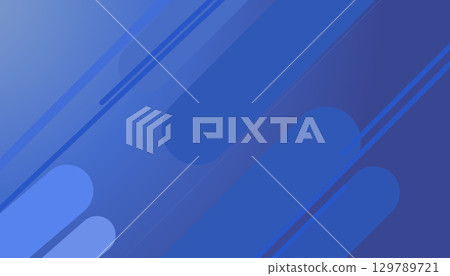 Blue gradient abstract background illustration. Perfect for wallpaper, poster, website, invitation card, book cover. 129789721