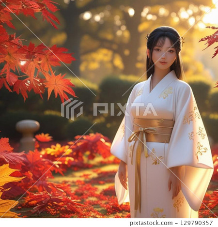 秋葉和婦女 129790357