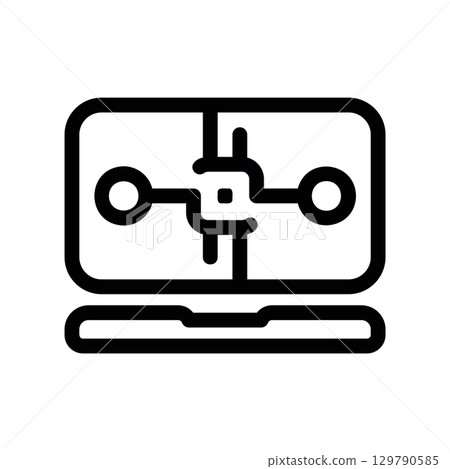 simple vector icon smartphone 129790585