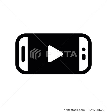 simple vector icon smartphone 129790622