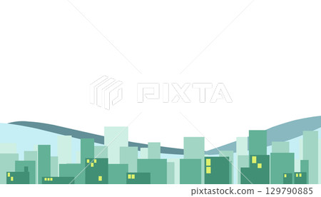 Background landscape view of many buildings Background landscape view of many buildings 129790885