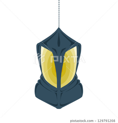 Lantern lamp design with Ramadan and Islamic holiday themes. Perfect for posters, banners, stickers, wallpapers, backgrounds 129791208