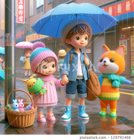 雨季兒童雨衣 129791466