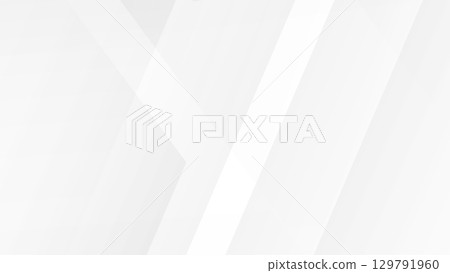 White and gray geometric abstract background material 129791960