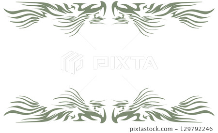 Abstract background with watercress colors 129792246