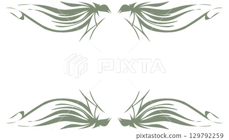 Abstract background with watercress colors 129792259