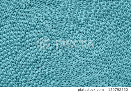 home spiral double crochet in circle cap blue color background home spiral double crochet in circle cap blue color background 129792260