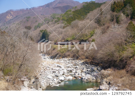 Watarase Keikoku Railway Trolley Train 129792745