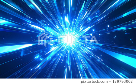 藍光爆炸的充滿活力的抽象表達 129793002
