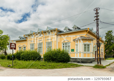 Regional Museum of the Northern Ladoga Lake. Sortavala. Karelia. Russia. Regional Museum of the Northern Ladoga Lake. Sortavala. Karelia. Russia. 129793067