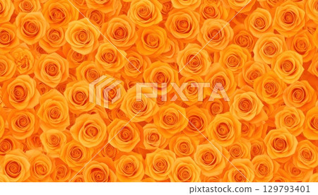 AI image: Many orange roses 129793401