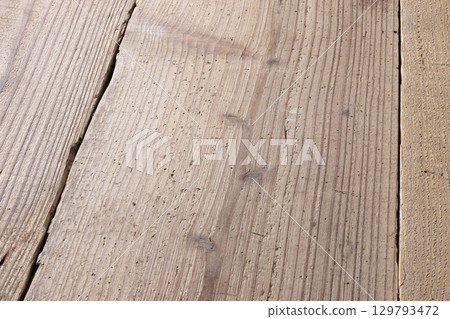 Old wood plank background material 129793472