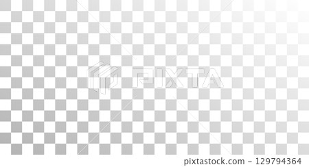 White gradient backdrop on transparency grid. Abstract vector background. Graphic element suitable for design or digital art. 129794364