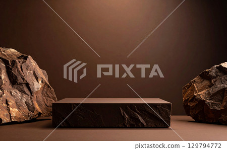 Simple brown background 129794772