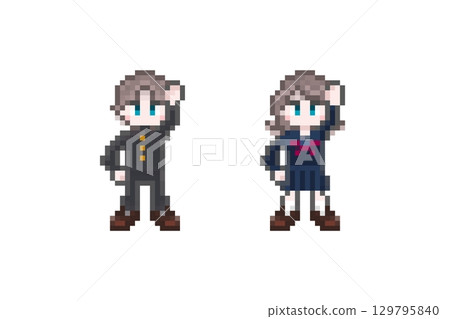 A student making a pixelated fist pump: A student making a pixelated fist pump: 129795840